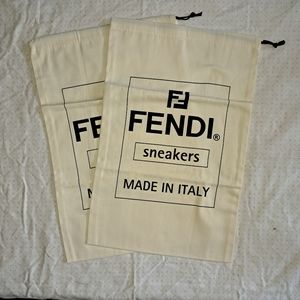 Pair of Fendi Sneaker Bags